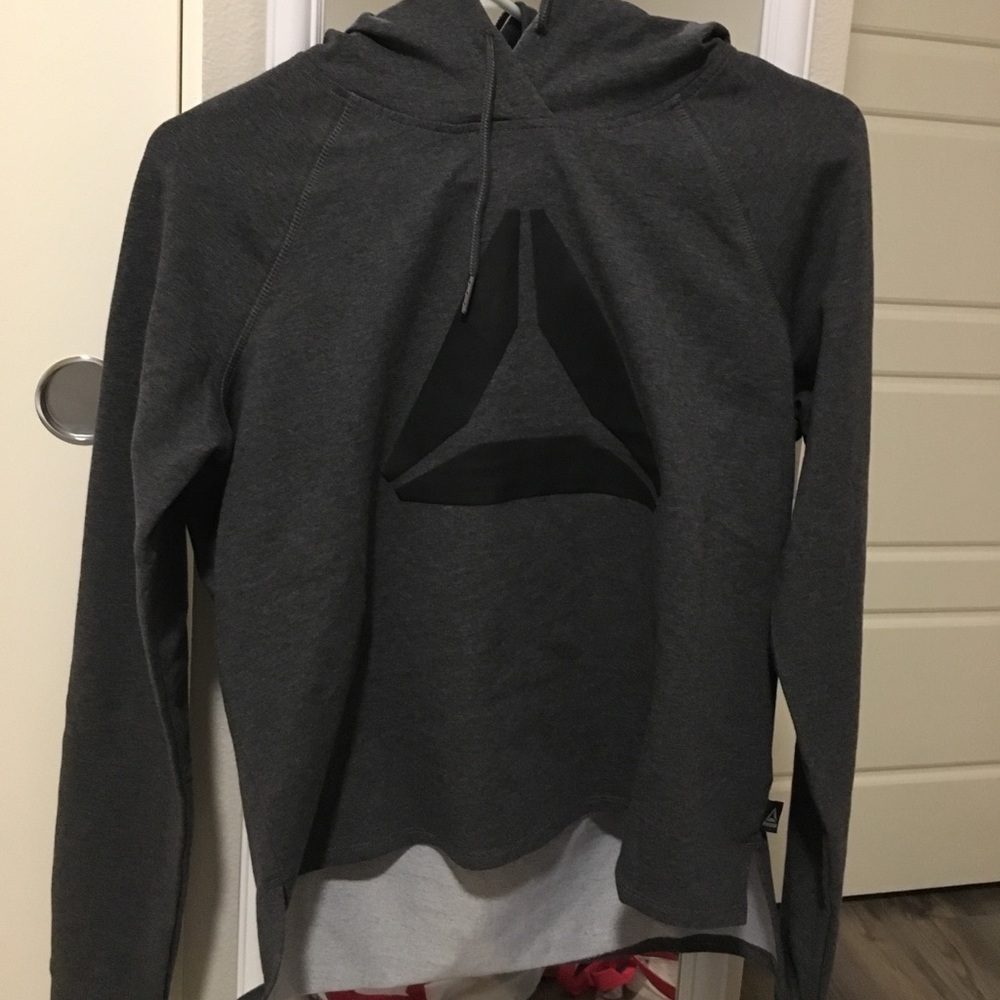 Reebok metro 2.0 popover hoodie charcoal heather